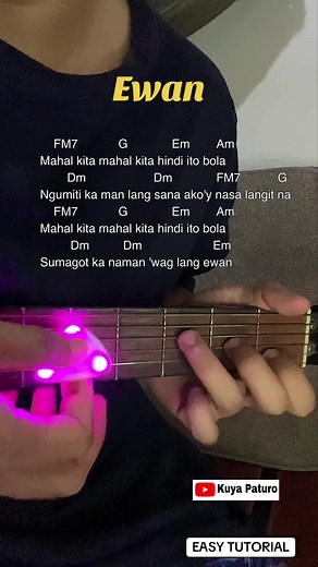 Learn 'Ewan' by APO Hiking Society | Easy Guitar Tutorial