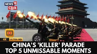 China's displays new weapons, powerful diplomacy at its largest-ever military parade. Here's a look at the highlights from the grand spectacle #ChinaParade #ChinaMilitaryParade | News18
