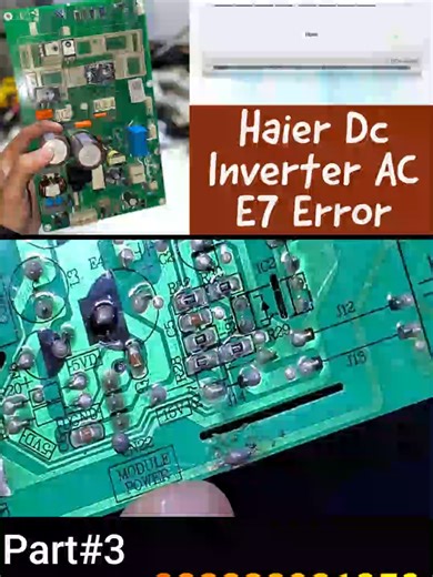 #searchinsightview2025 Haier DC inverter AC E7 error code By Babar Electronics HVACR Part#3 #unfreezemyacount #HaierDCInverter #ACErrorCode #E7ErrorCode #BabarElectronics #HVACR #HaierAC #InverterTechnology #AirConditioning #HVACSolutions #Cooling #EnergyEfficient #HomeComfort #SmartCooling #RepairTips #Troubleshooting #ClimateControl #HVACTech #ElectronicsRepair #HomeAppliances#unfreezemyaccoun😭😭😭💔💔💔 #smarttechnologys #PowerElectronics #SmartTechnology #unfreezemyaccount #babarmalik #baba