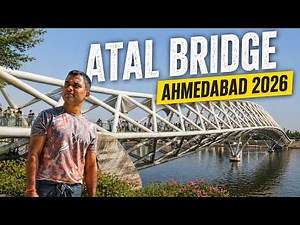 Atal Bridge😱🇮🇳India’s Most Beautiful Riverfront Bridge 😍 | Full Tour & Experience