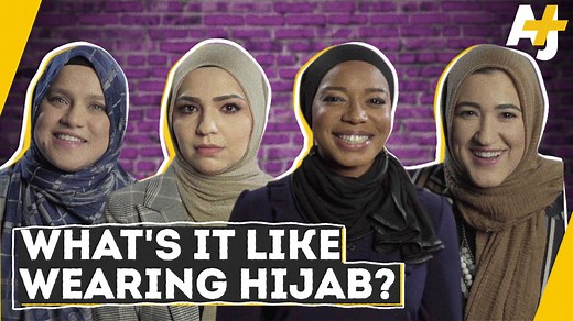 "Hey, we have pretty hair too, you know?" Four Muslim women talk hijab, hair and weird questions. | AJ