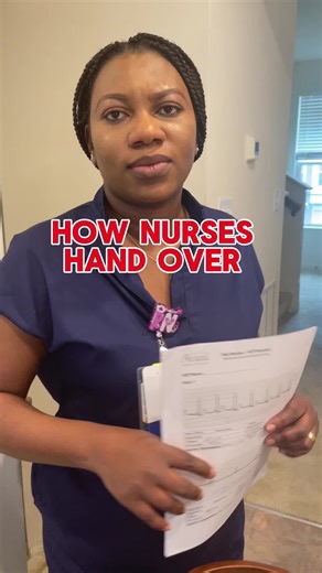 Nursing Handover Process: Patient Updates, Meds, and Care