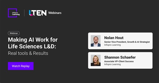 AI in Life Sciences L&D | LTEN Webinar Replay