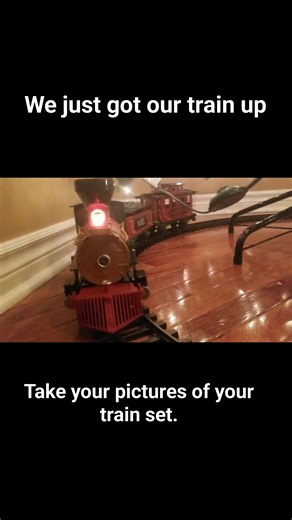 Train set is up. Www.danosdumpsters.com #getreadyfortheholidays #christmasdecor #trainset #porthuron #marysville | Dano's Dumpsters LLC