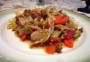 Hamburger Cabbage Skillet Dinner