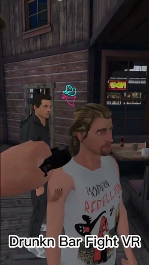 Drunkn Bar Fight VR - How to get to Saloon