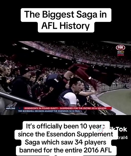 Essendon Supplement Saga: A Decade Later in AFL History
