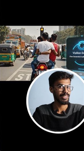 AI Helmet Detection using Raspberry Pi | Auto Number Plate Alert #artificialintelligence #shorts