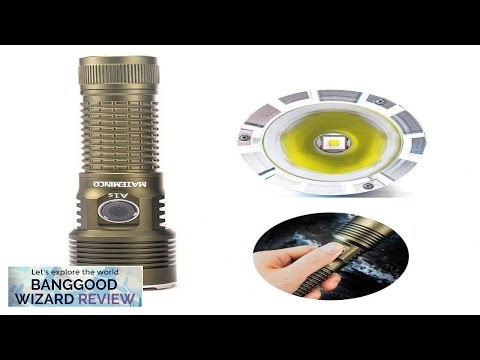 MATEMINCO A1S SFT40 2200lm 711m Thrower 21700 LED Flashlight High Performance Stepless Review