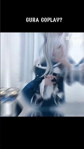 my first cosplay video #coplay #waifu #gura