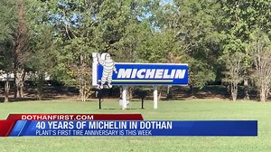 Michelin tire factory celebrates 40 years of service