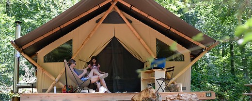 Huttopia Sutton In Quebec, Canada