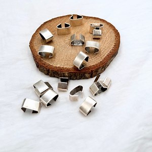 Antique Silver Fold Over Clasp: Zamak Cord End, Jewelry Making (50 Pieces) - Etsy