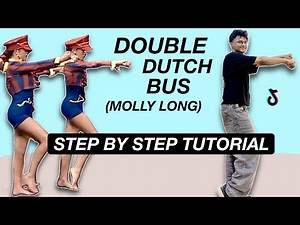 Double Dutch Bus - Molly Long Dance *STEP BY STEP TUTORIAL* (Beginner Friendly)