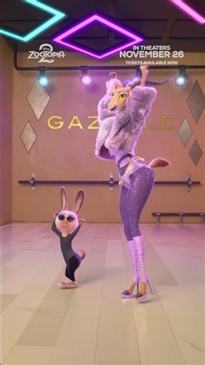 BTS with Gazelle! Dance with Gazelle in #Zootopia2 in theaters November 26!
