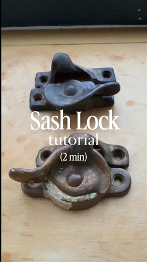 Last weekend, someone asked me how to install sash locks on original wood windows. It was an excellent question, and I thought it deserved a short video with a place on my grid vs. talking about it in stories. 🪟 Keep in mind, the lock placement in this video shows how to do it when everything is straightforward. It’s perfectly fine to scoot the lock over if you need to. Think about the locks function first. 💡The purpose is safety and pulling the meeting rails together to prevent air leakage. I