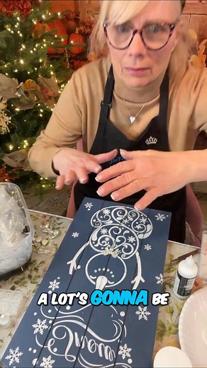 2.9K views · 47 reactions | ☃️DIY Snowman Craft: Which Bow Tie Wins? Pearl vs. Sparkle! Essential Stencil snowman stencil Chriistmas 2025 decor. ☃️Fancy friends Discount code off entire order ~ YESTERDAY #christmascrafting #christmas2025 #SnowmanDecor | Yesterday's Tomorrows | Facebook