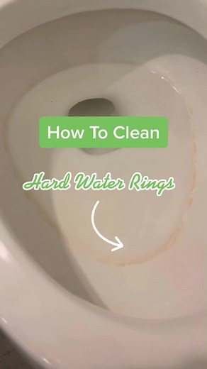 How to Clean Hard Water Rings in Your Toilet!