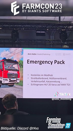 Bald offizielle Feuerwehrfahrzeuge im Modhub für FS22