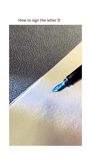 Calligraphy Videos on Instagram: "D is a letter that stands firm while opening itself to the world. It begins with a strong vertical stroke—quiet, grounded, unwavering. From its top, a smooth curve sweeps outward and down, wrapping space with intention before returning gently to the base. Inside that curve lives a pocket of light, a calm openness that gives the letter its warmth. D feels like a half-circle of possibility leaning against certainty. Its sound carries that same depth—define, drift,