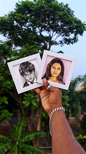 Gokulnath K on Instagram: "Cute Miniature Portrait Drawing Frame 😉"