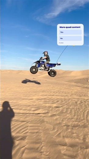 Jumping the 450 and banshee #jump #banshee #450 #quads #4stroke #2stroke #dunes #glamis #buttercup