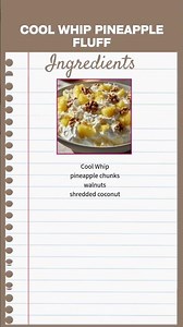 Cool Whip Pineapple Fluff