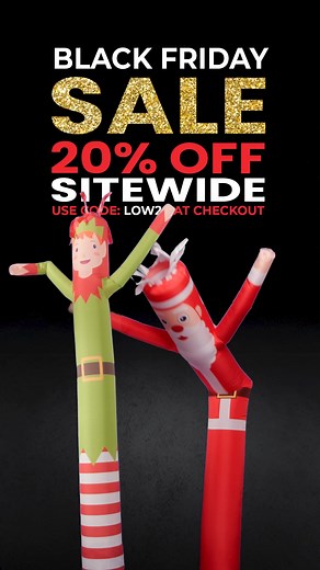 🎉 Join 30,000 Businesses Who Stand Out with LookOurWay! From Air Dancers® to trade show displays, everything’s 20% OFF for Black Friday. ⚡️ Custom or in-stock — all built to get attention. 🎟 Use code LOW20 at checkout. Offer ends soon! | Look Our Way - Promotional Advertising Experts