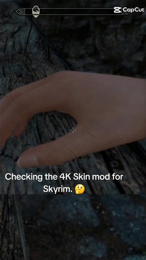 #GamerGrandPa checking the quality of the skin texture mod in #skyrim #rpg #fyp