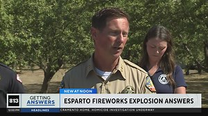 Latest on Esparto fireworks explosion