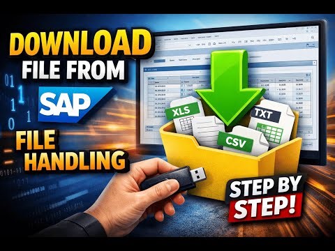 How to Download Files from SAP Using File Handling #abap #exam #sapabap #coding #samkhyatechnologies