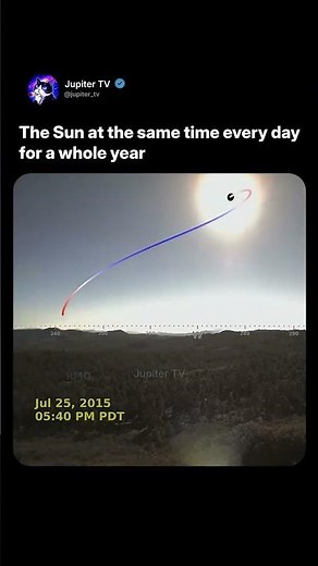 The Sun at the Same Time Every Day ☀️