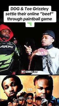 DDG & Tee Grizzley settle their online “beef” through paintball game 🔫 #ddg #ddgclips #teegrizzley