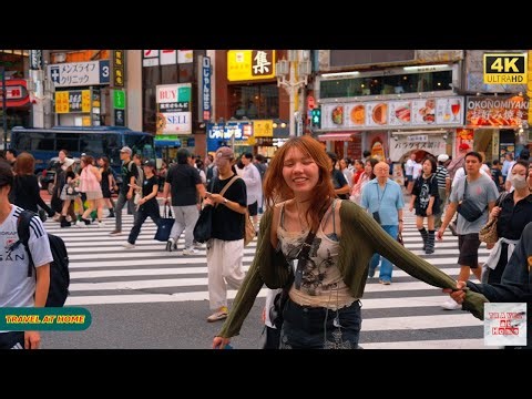 4K HDR Japan travel 2025 | Walk in Shinjuku（新宿）Tokyo Japan |Relaxing Natural City ambience