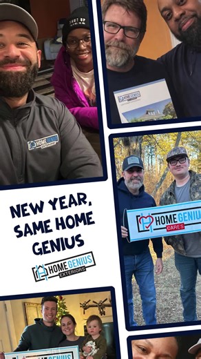 They trusted a Genius—and it shows. ✔️ Conversations that turn into action ✔️ Homes transformed, project by project ✔️ Results that speak for themselves At Home Genius Exteriors, we believe in execution, accountability, and winning as a team. If you want to grow with people who set the standard and raise it every day, this is your sign. Click today 👉 https://homegeniusexteriors.com/careers/ #HomeGeniusExteriors #WeAreHiring #Genius #Roofing #Siding #Windows #Doors #HomeImprovement