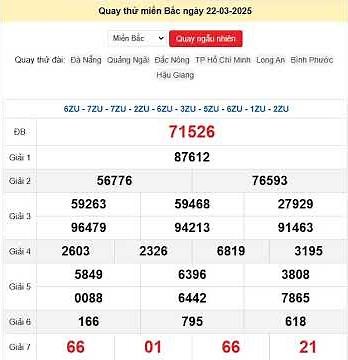 Quay Thử Xổ Số Miền Bắc Ngày 22/03/2025 | soi cầu 247 | rồng bạch kim #quaythumienbac #xsmb