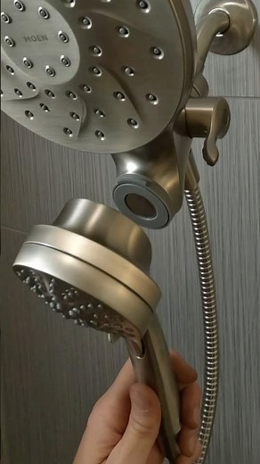 Installing a MOEN magnetix shower head 🧲 💦 #plumbing #plumber #asmr #diy