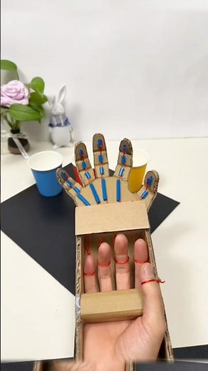DIY Bionic Hand 🤖 | Fun Cardboard Craft for Kids