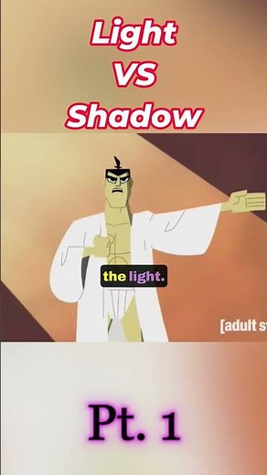 Light vs Shadow - Samurai Jack🔥 #samuraijack #battle #shorts