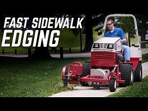 How to Edge Sidewalks While Sitting