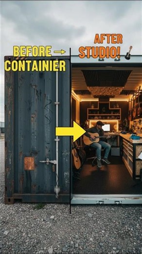 Container → Guitar Studio! #shorts