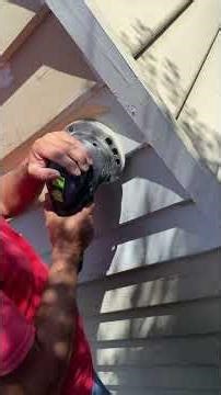 Weatherboards sanding