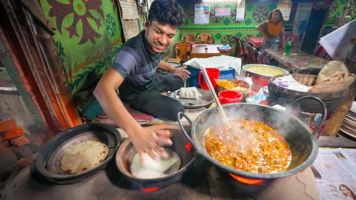 10M views · 217K reactions | Amazing Bangladeshi street food - kalai roti making! Petuk Couple #Bangladesh #foodie | Migrationology | Facebook