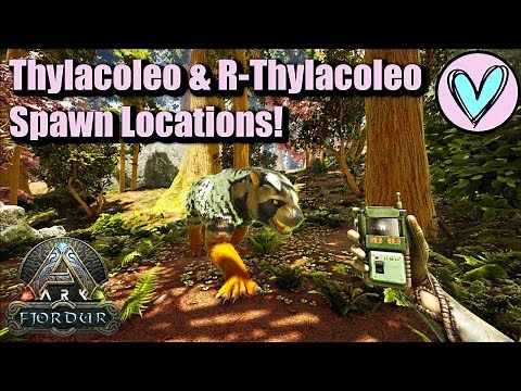 Thylacoleo & R-Thylacoleo Spawn Locations! || Ark Fjordur!