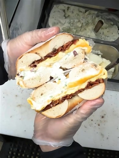 BEE STING Bagel Recipe with Hot Honey & Cheddar Cheese