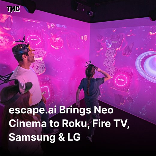 Escape.ai, the AI-driven storytelling platform founded by Academy Award-winning visual effects designer John Gaeta (The Matrix), has expanded its reach from web and mobile screens into connected TVs.… | TMC AI