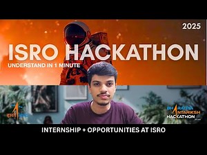 ISRO Hackathon 2025 🚀 | Bharatiya Antariksh Hackathon – Dream, Build & Launch