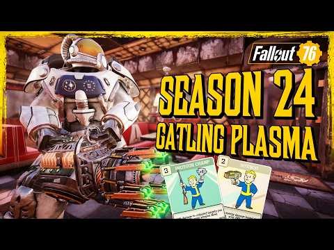 Fallout 76 Ghoul/PA - Season 24 Gatling Plasma Build! (2026)