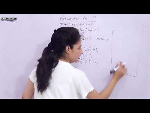 C_104 Recursion in C | Introduction to Recursion
