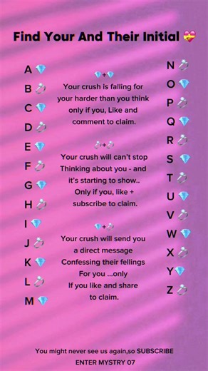 Find Your And Their Initials 💝